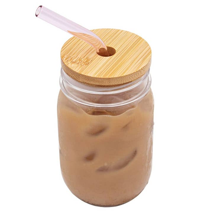 Mason Jar Lifestyle - Wholesale Drink Lids - Bamboo Straw Hole Tumbler Lid for Mason Jars5