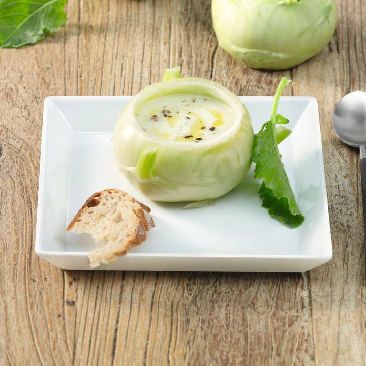 250°C Porcelain Serving Plates/Lids Square *2-3 MO Lead Time for wholesale by ASA Selection