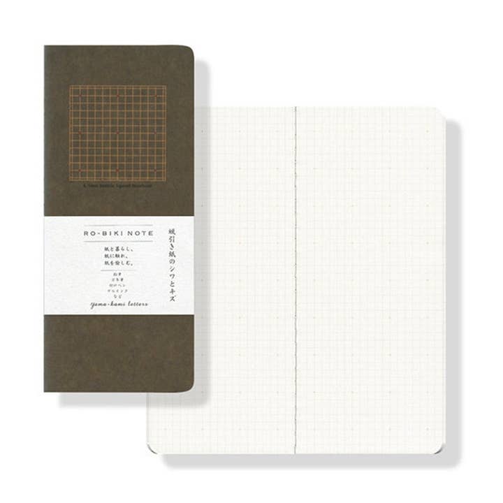 Yamamoto Paper RO-BIKI NOTE 4.5mm Square Reticule Dot Grid Notebook for wholesale by Notable Designs (UK)