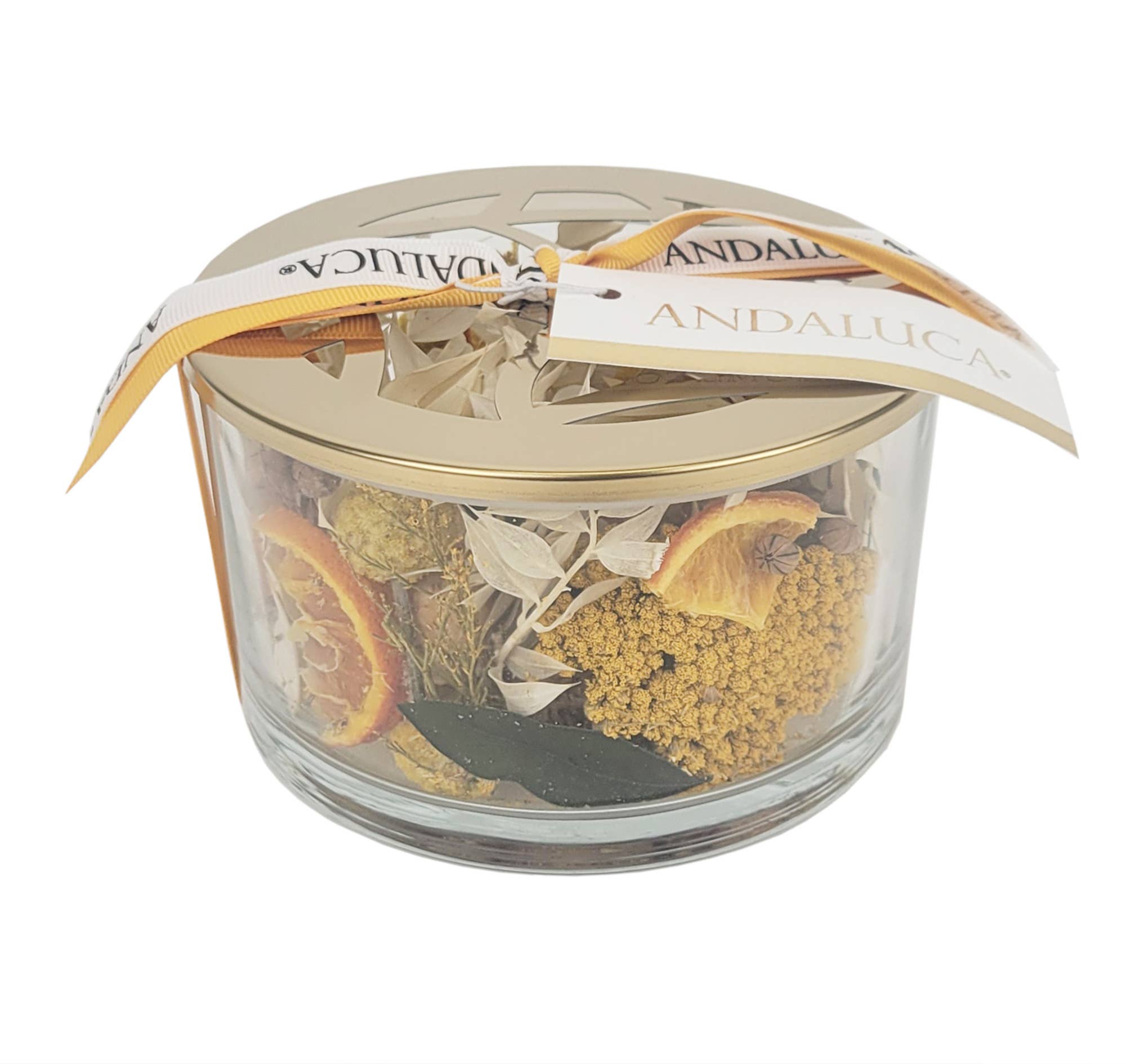 Andaluca - Wholesale Potpourri - Lemon Zest & Thyme Glass Bowl Potpourri
