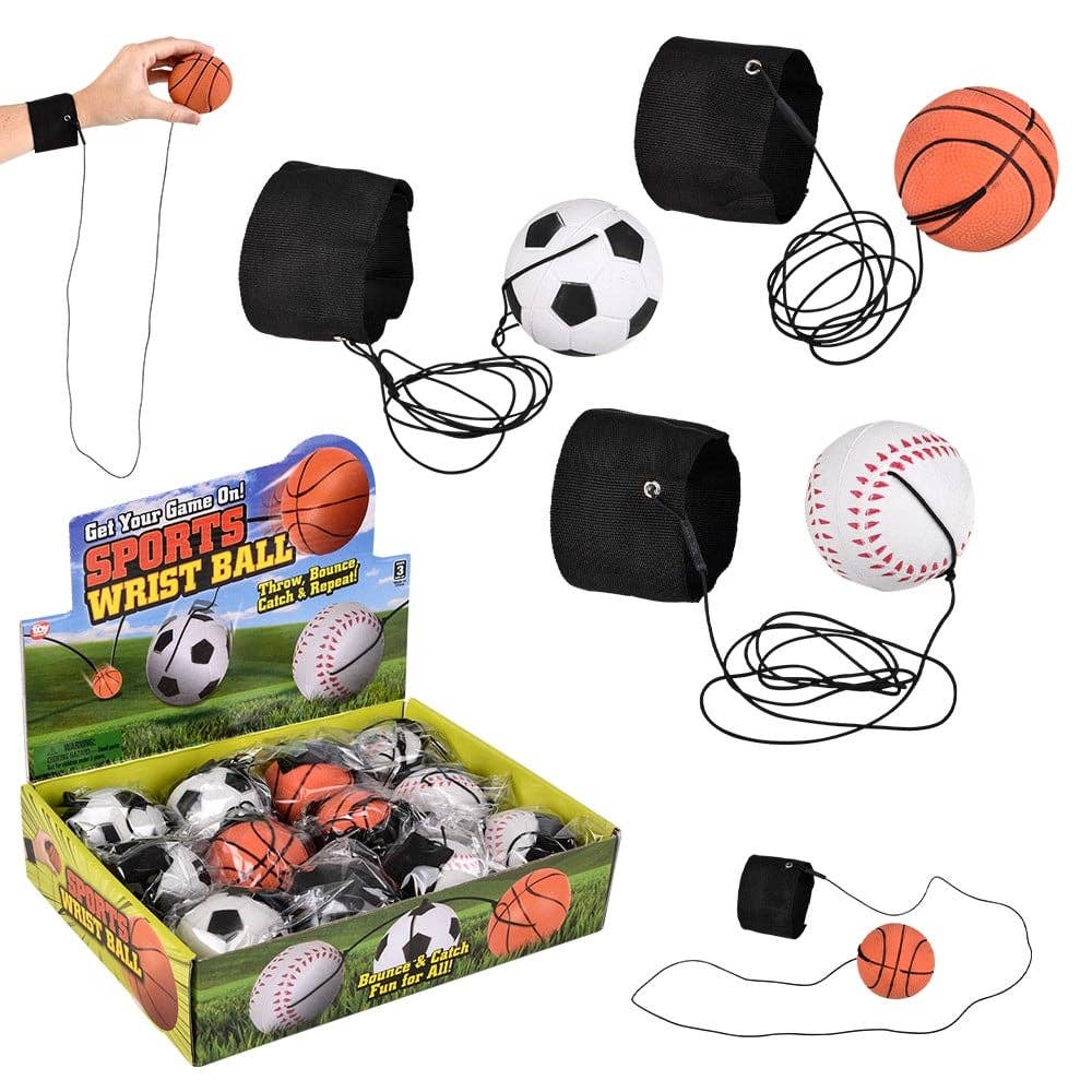 La Luna Bella - Toys - Venta al por mayor Juguete tradicional - Niños - Pulsera deportiva Return Ball LLB de 2.25 pulgadas, juguetes para niños0