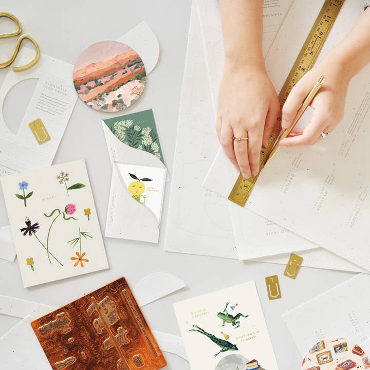 Seedlings - Wholesale Birthday Card - Yuzu Sprout - Birthday Mini Greeting Card 2.5" x 3.5"5