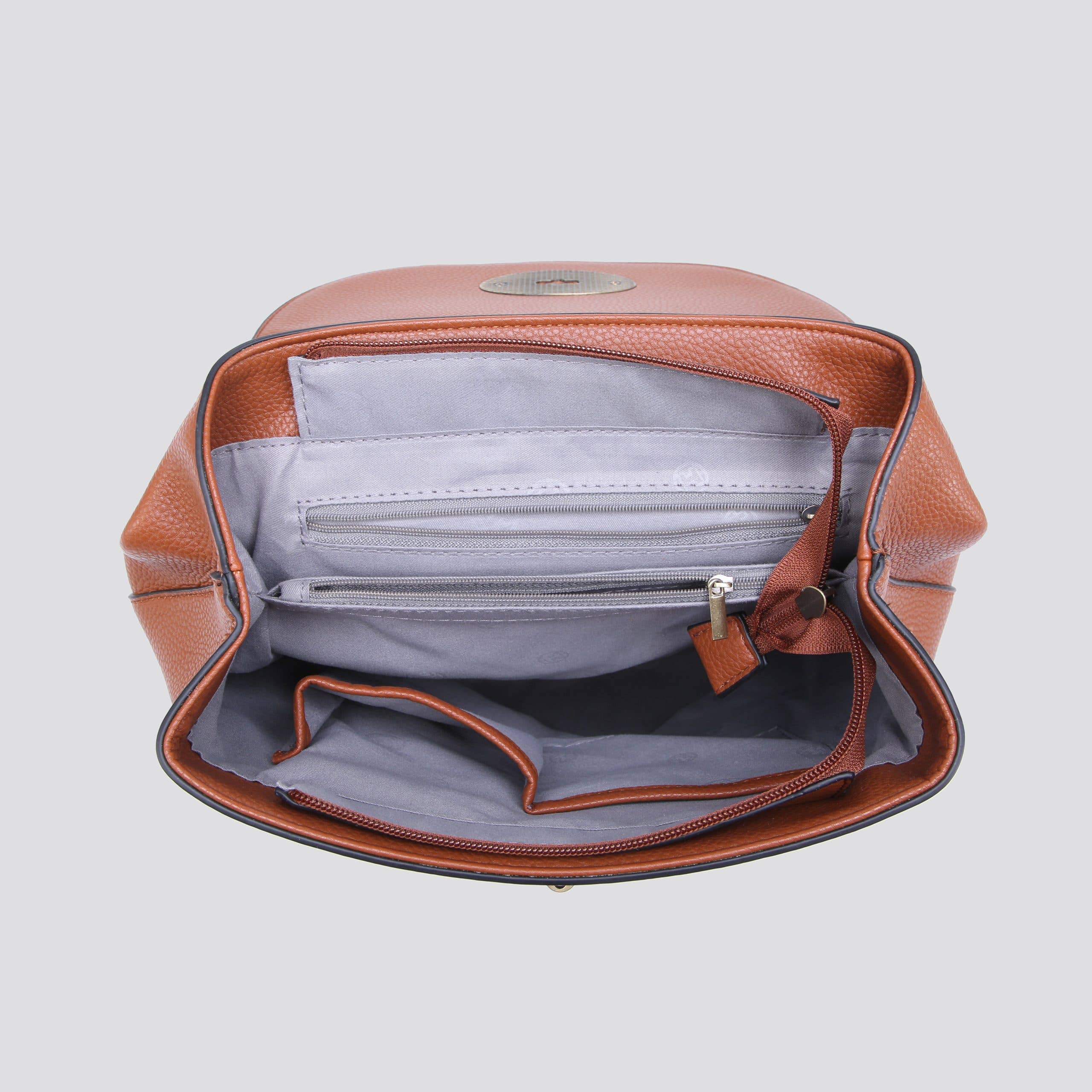 House of Milano - Wholesale Backpack - Women's - 3119 Faux Leather Large Backpack7