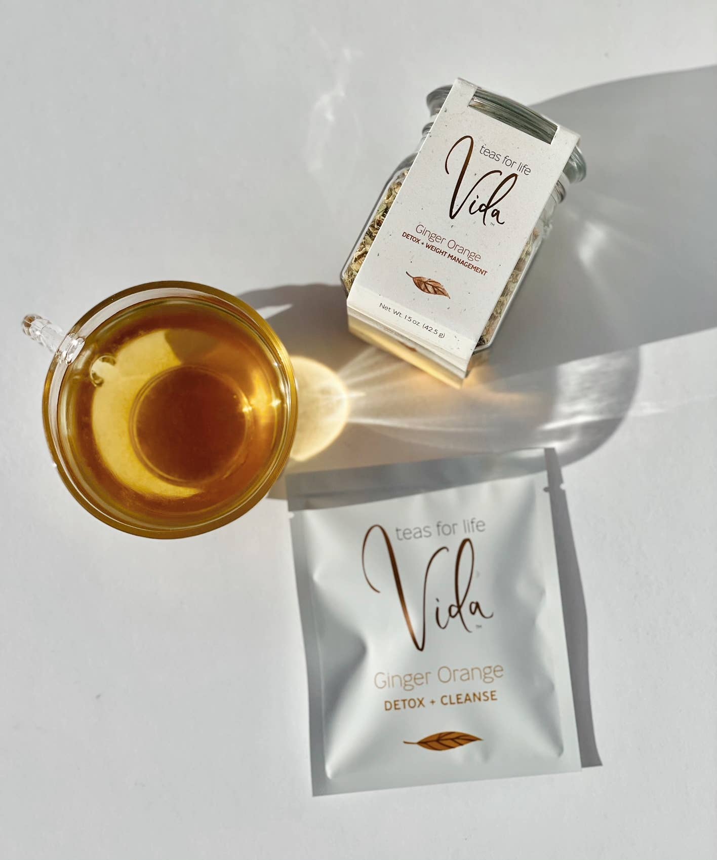 Vida Teas For Life – Großhandel Loser Tee – Ginger Orange BULK | detox+Gewicht-Management | 100 Portionen2