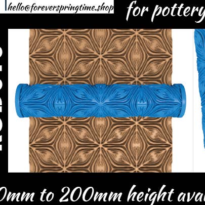 Rodillo texturizado ROD010: arte, repostería, artesanía para venta al por mayor de Forever Springtime