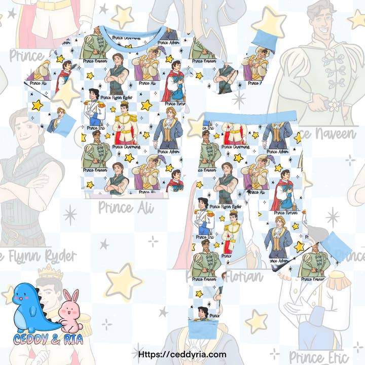 Prinz Bambus 2-teiliger Pyjama-Set für den Großhandel von CEDDY & RIA