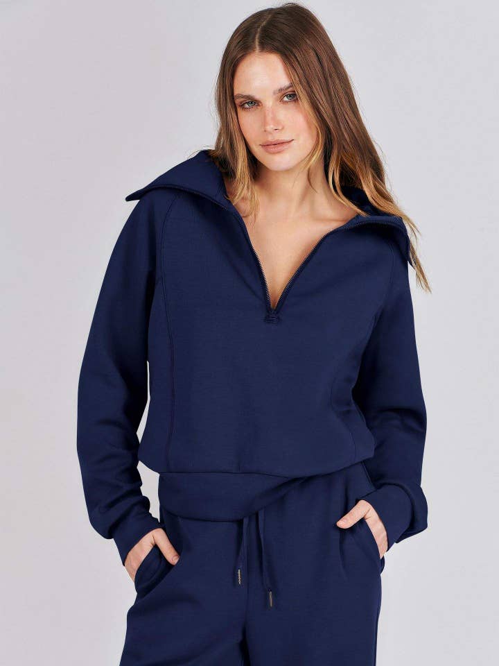 Queen Fashion - Wholesale Top & Skirt Set - Women's - long sleeved sweater wide leg pants two piece set12