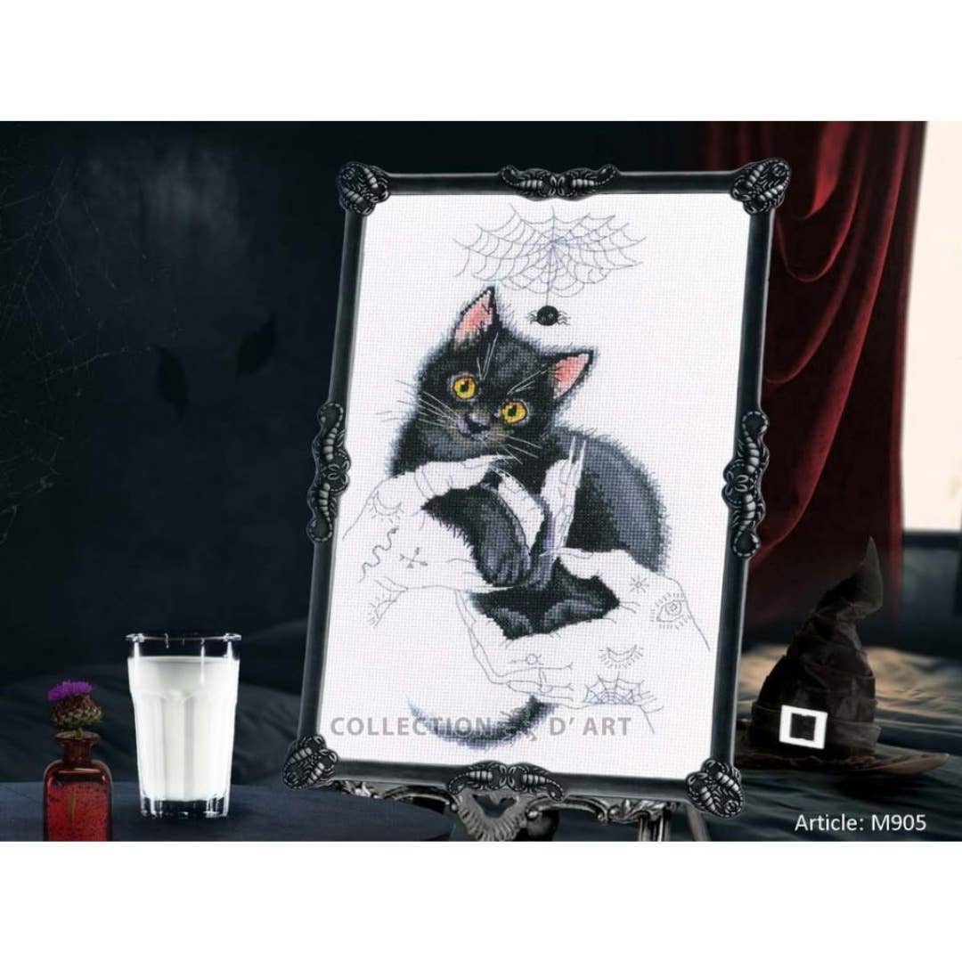 RTO&Collection D'Art (RTO Baltic OU) - Wholesale Embroidery/Cross Stitch Supplies - Cross Stitch Kit RTO Counted Cat Magic M9052