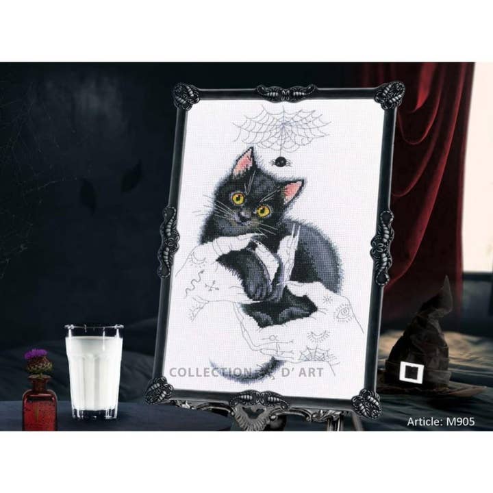 RTO&Collection D'Art (RTO Baltic OU) - Wholesale Embroidery/Cross Stitch Supplies - Cross Stitch Kit RTO Counted Cat Magic M9052