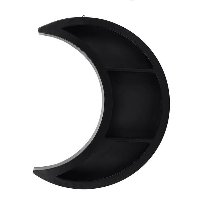Something Different Wholesale – wholesale Wall-mounted shelf – Black Crescent Moon Shelf