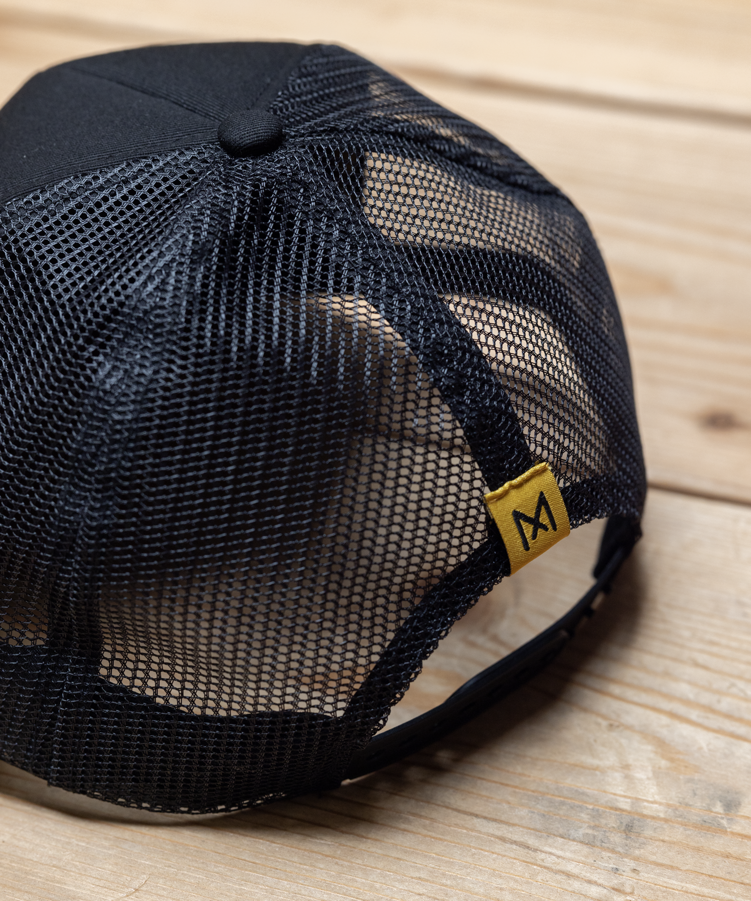 Maria Riding Company – wholesale Trucker hat – Unisex – Black Spark Plug Trucker Cap7