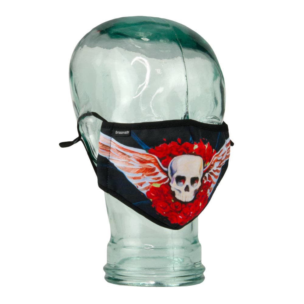 Blue Stanley Mouse Breaking Out Facemask for wholesale on Faire2