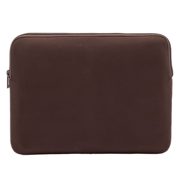 Brown THE LAPTOP SKIN - ESPRESSO for wholesale on Faire