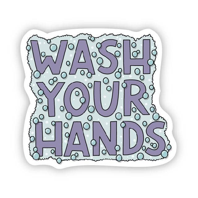Big Moods - Wholesale Sticker - Wash your hands sticker