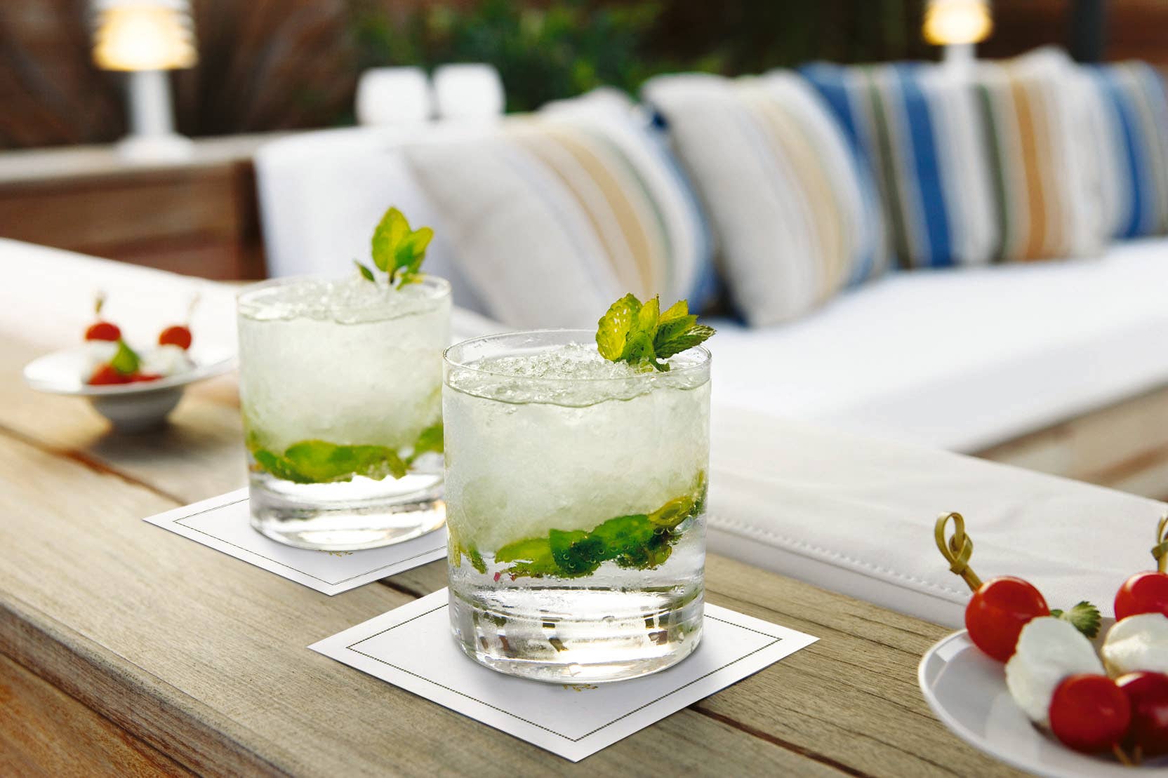 MY DRAP - Vente Serviettes de table en tissu - Serviettes à cocktail monogrammées en coton crème lettre « G » 48 unités2