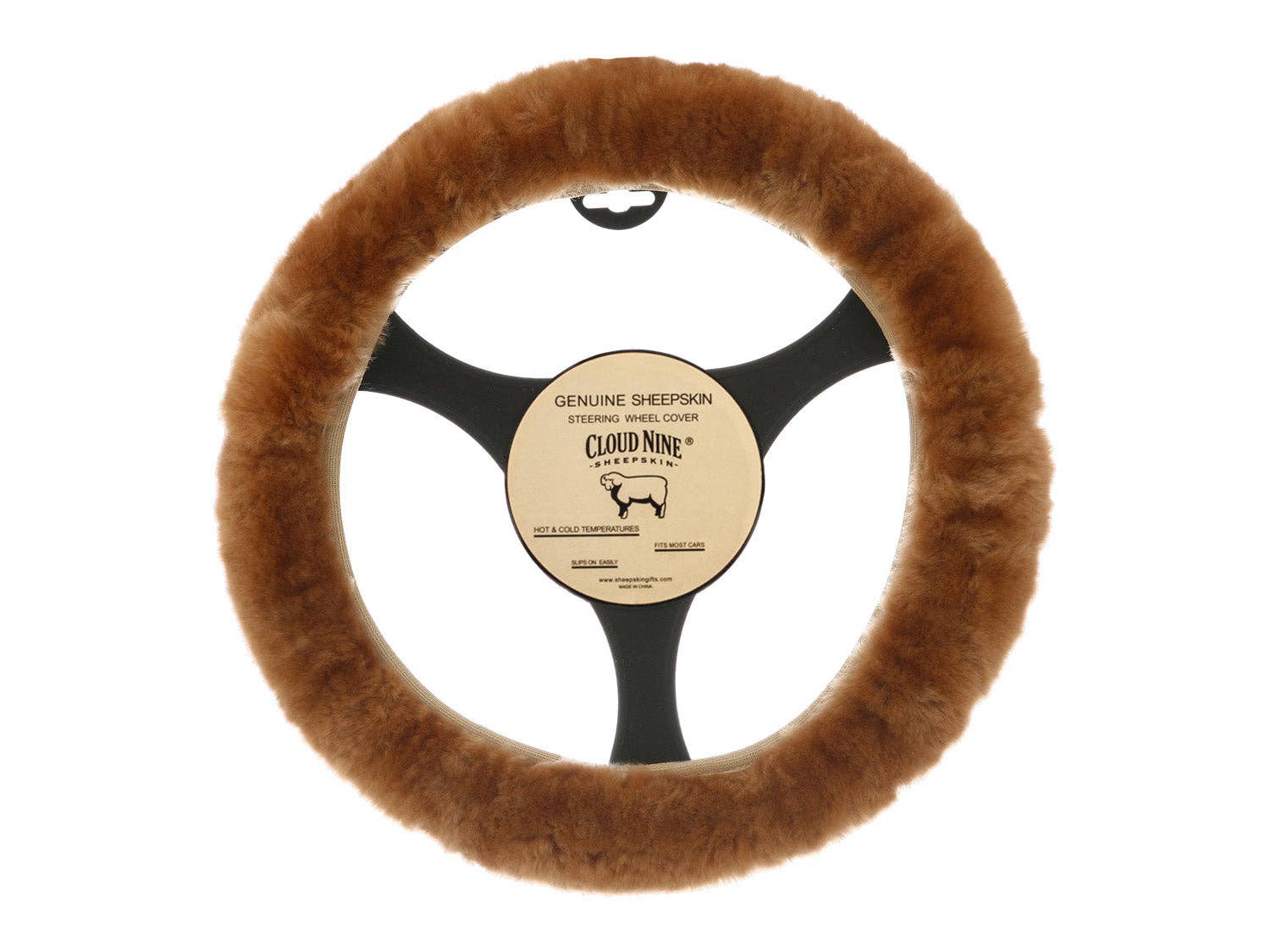 Cloud Nine Sheepskin - Wholesale Car Decorative Charm - Unisex - Genuine Sheepskin Steering Wheel Covers6