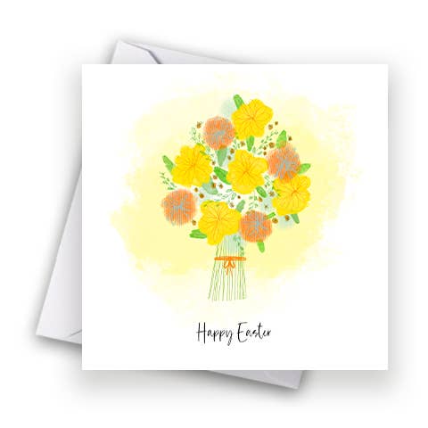 Flores para a Páscoa - Cartão Feliz Páscoa por atacado de Catherine Loves