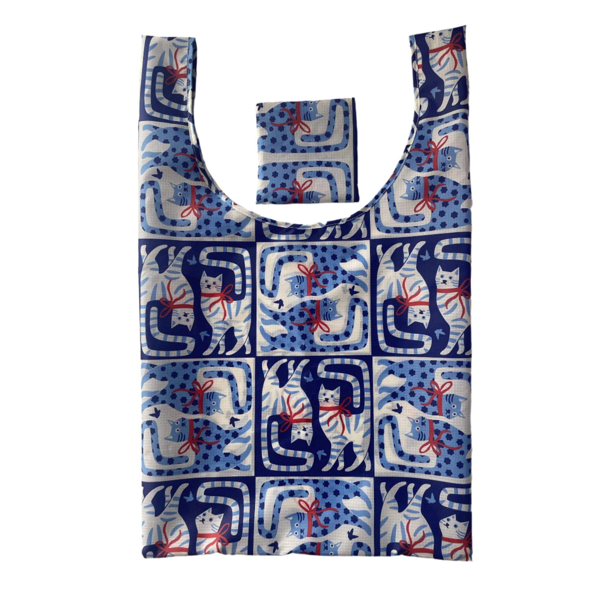 All Very Goods - Wholesale Grocery/Shopping Bag - Reusable Bag - Cat Print1