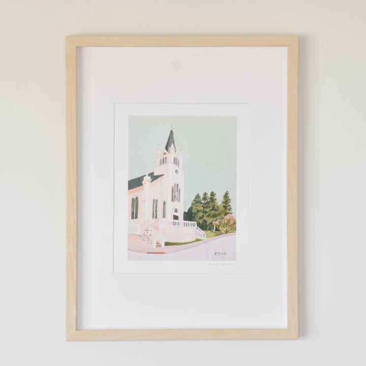 8x10 He Will Not Leave You, Or Forsake You Print for wholesale by Amanda Bur Art