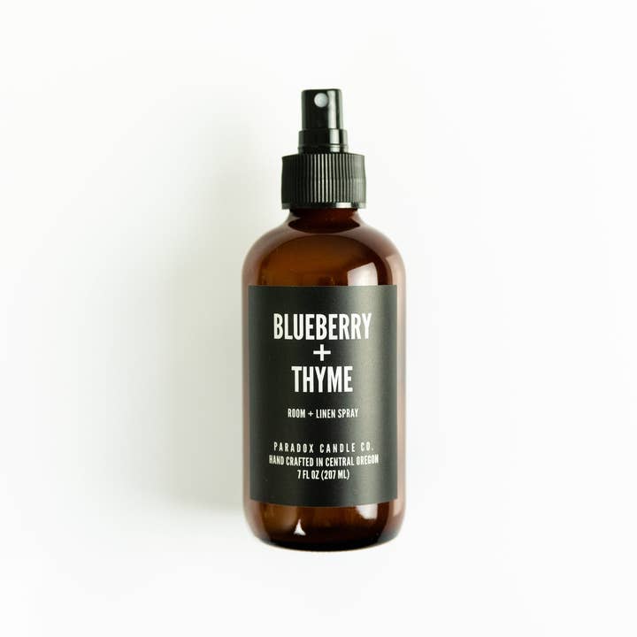 Paradox Candle Co. - Wholesale Room & Linen Spray - BLUEBERRY + THYME ROOM AND LINEN SPRAY0