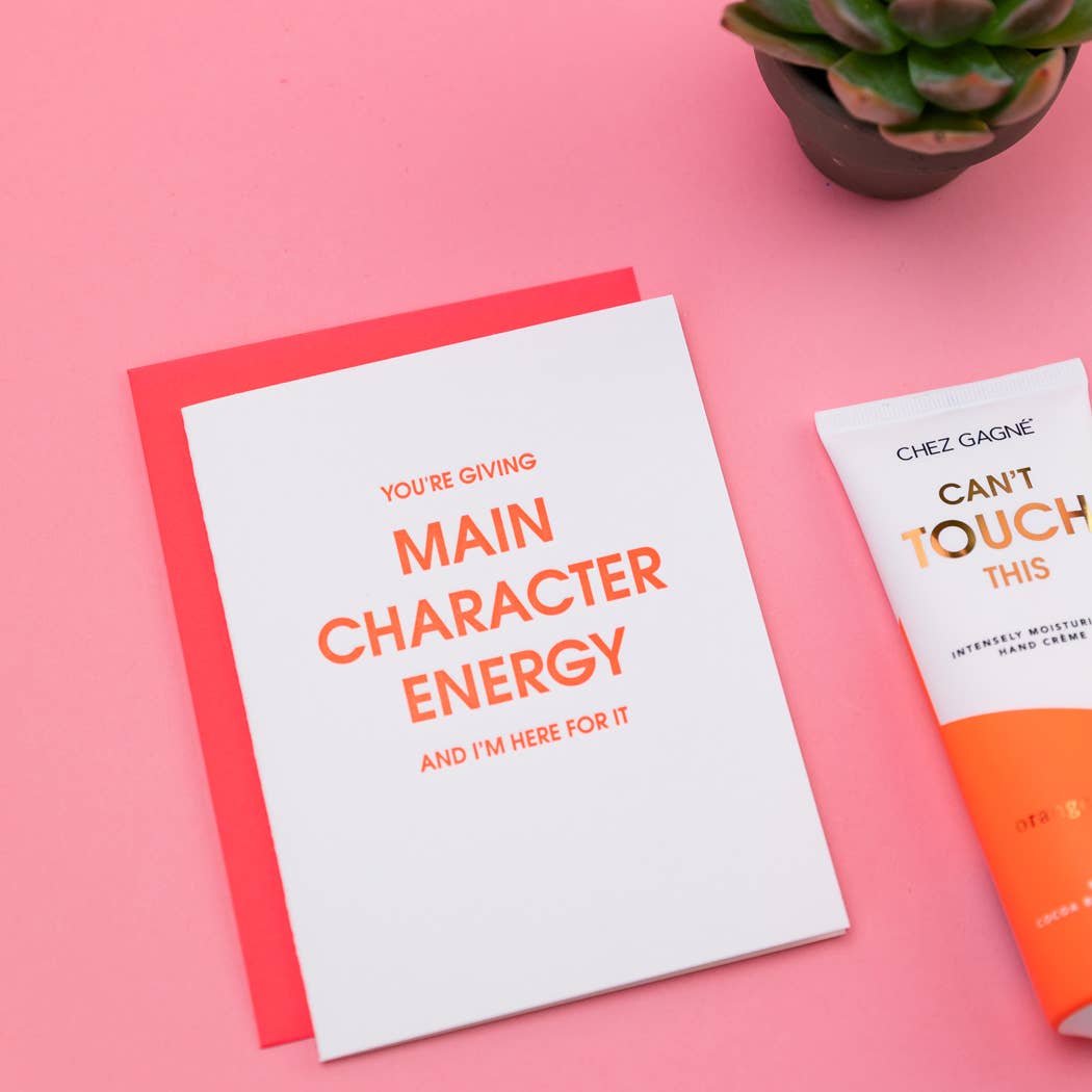 Chez Gagné - Wholesale Everyday Greeting Card - You're Giving Main Character Energy - Everyday | Friendship Card2