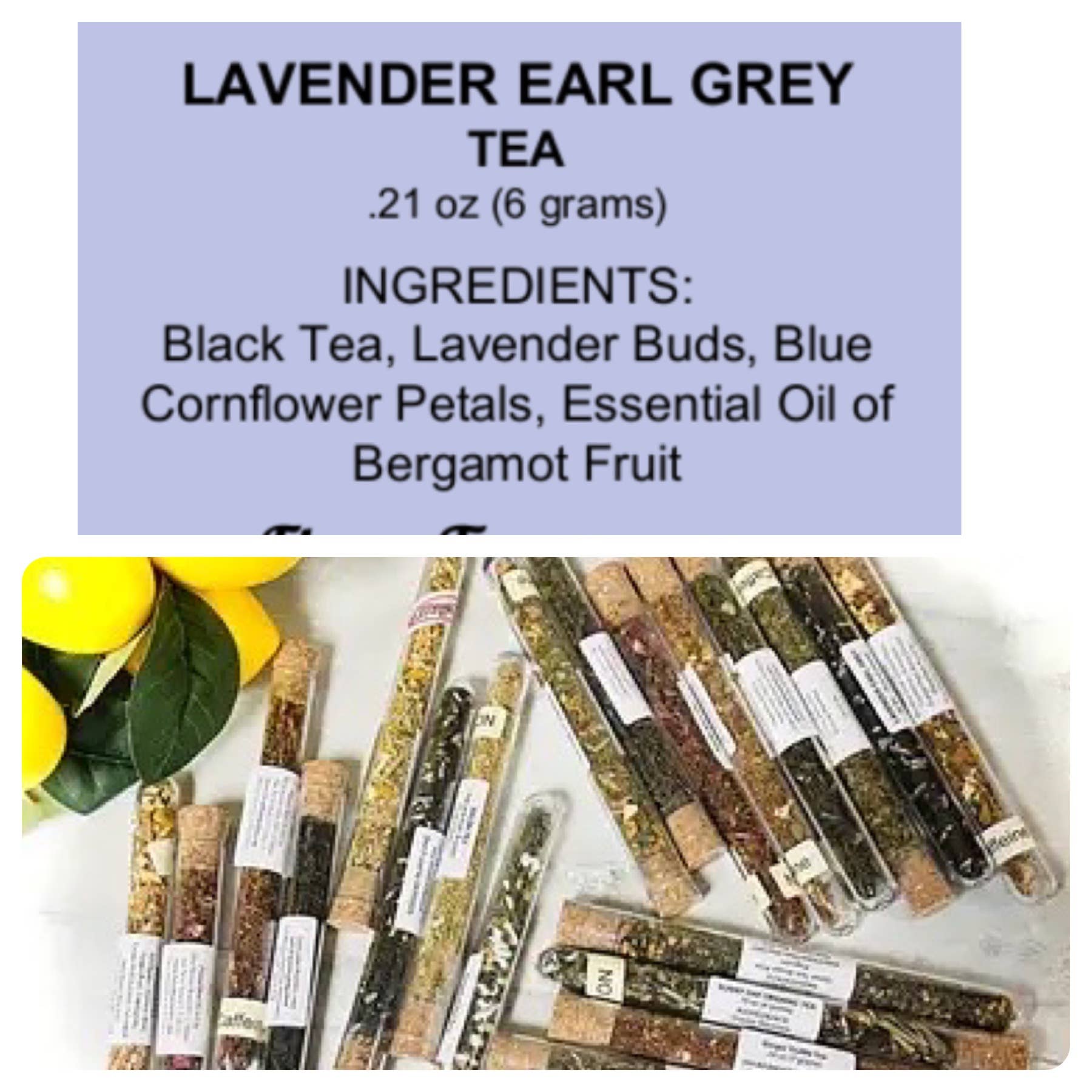 FlowerTeas - Venta al por mayor Tés a granel - Té suelto y mezclas de Matcha en tubos de ensayo17