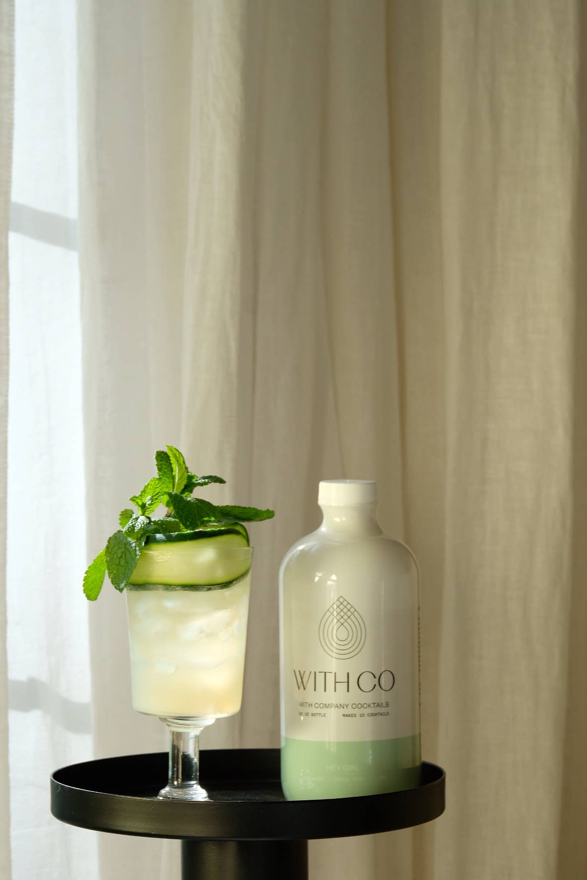 WithCo Cocktails - Wholesale Cocktail Mix/Syrup - Hey Girl Mix (Cucumber, Mint, Lime)2