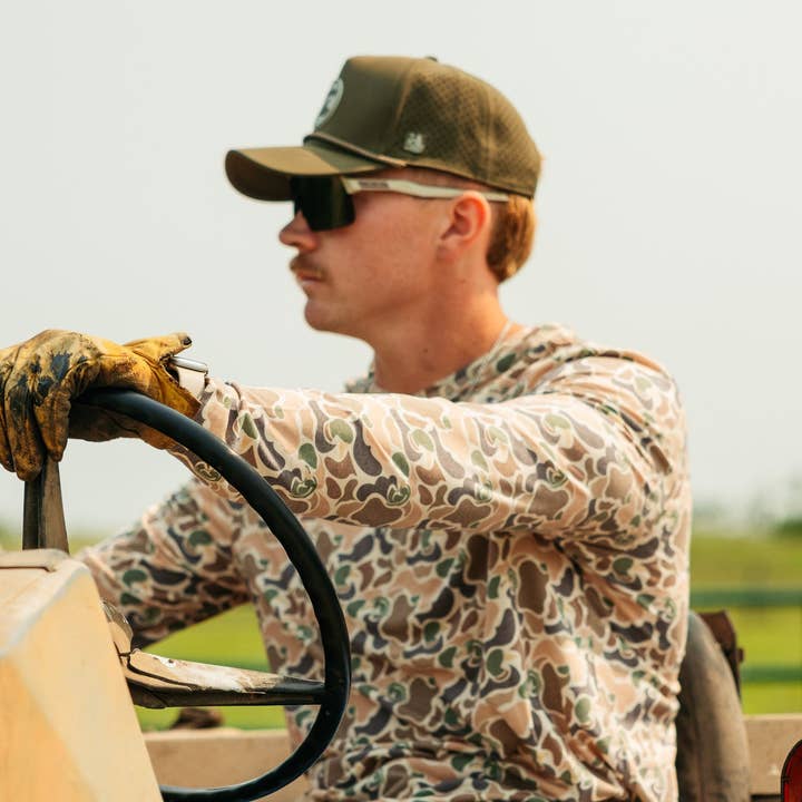 Duck Camo Tech Hoodie for wholesale on Faire2