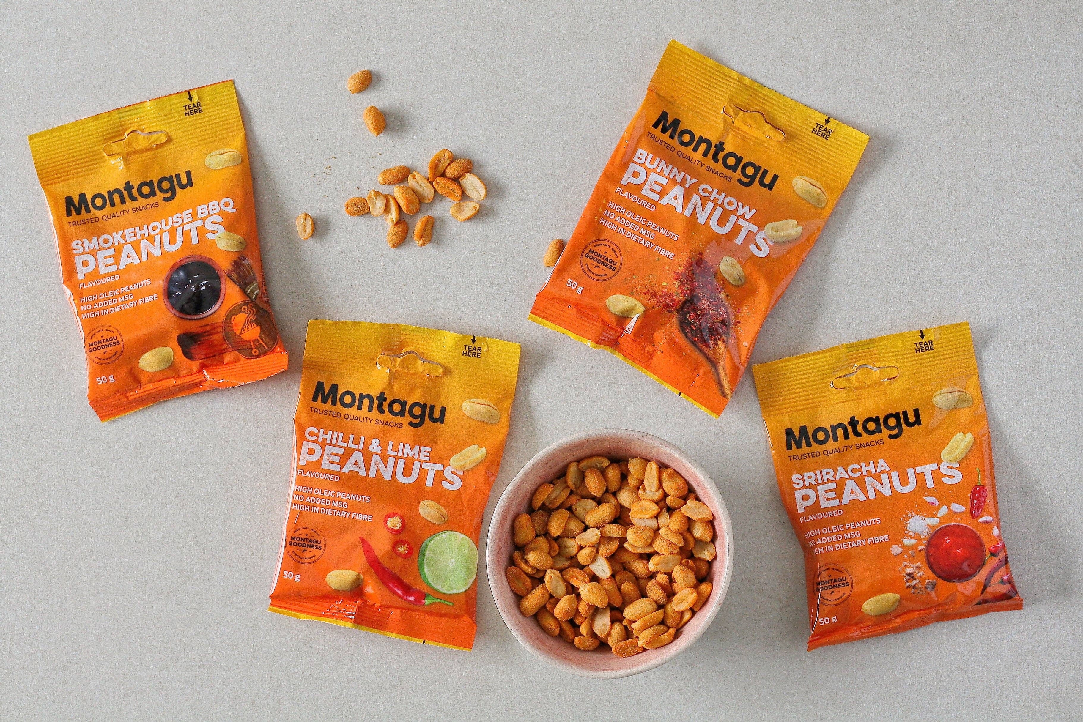 Mahdina – wholesale Nuts – Montagu: Roasted Peanuts Sriracha Flavoured 50g2