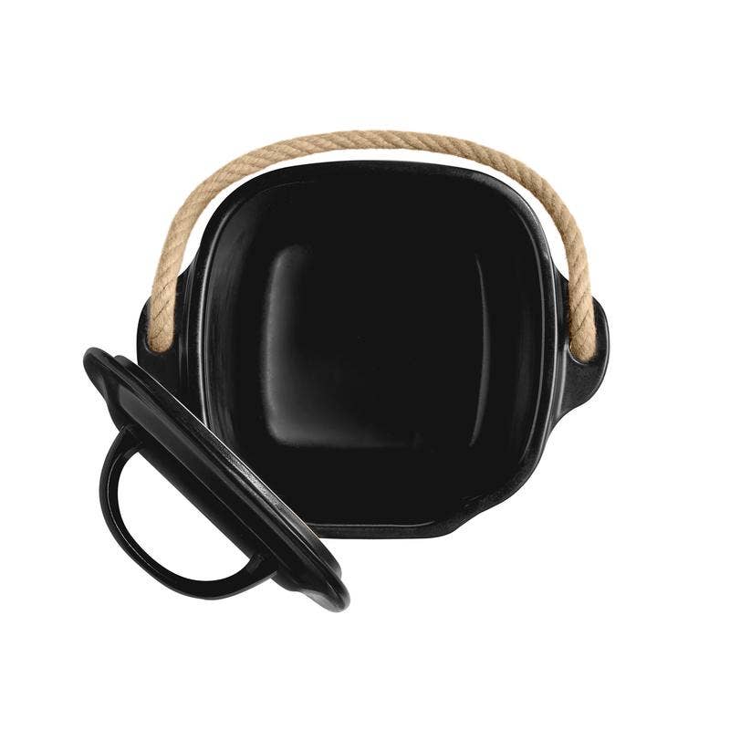 HAUS – wholesale Kitchen tool/gadget – Emile Henry Compost Bin - Black Truffle1