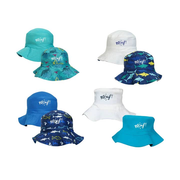 Bob Réversible Anti-UV Garçon pour la vente par Plouf Safety Concept