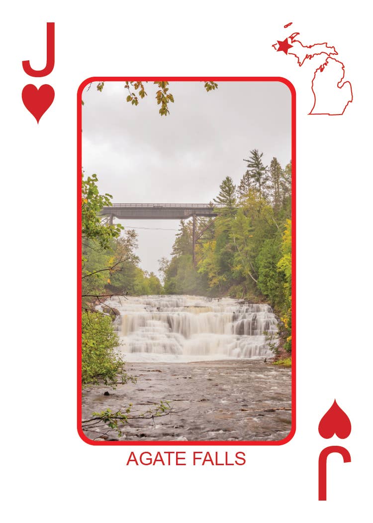 Phil Stagg Photography - Wholesale Playing Cards - WATERFALLS OF MICHIGAN - Playing Cards - Euchre Friendly38