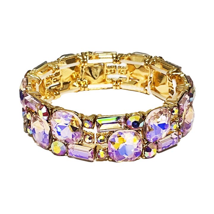 Bracelet élastique avec cristal - QQ2396E750 pour la vente par AMORINO SRL