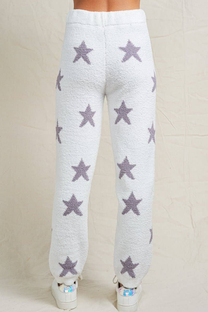 lalamia - Wholesale Pants - Women's - MKN2021-CREAM + GREY1