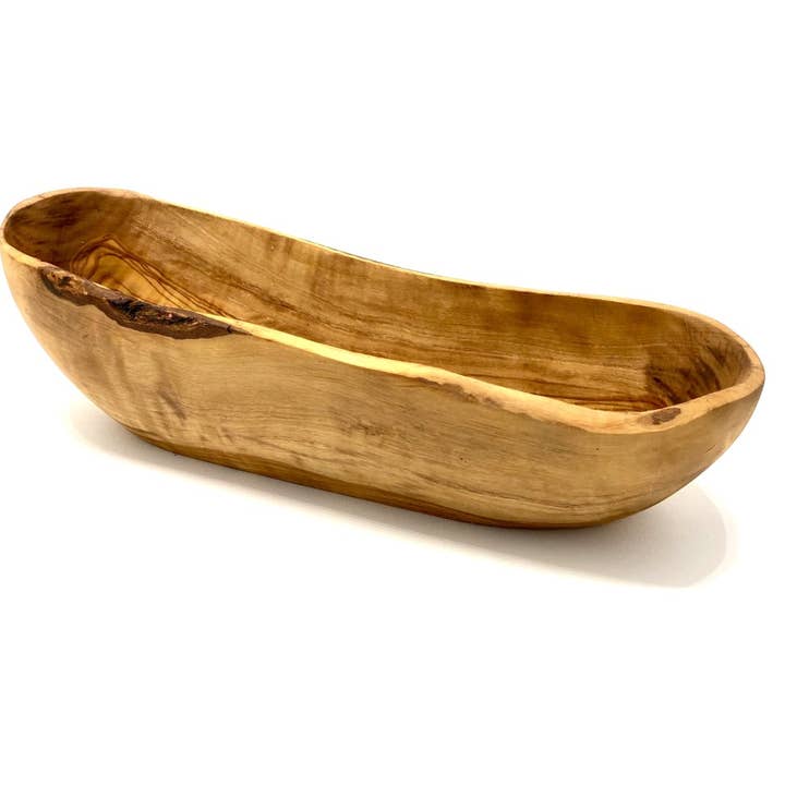 olivenholz-erleben - Wholesale Decorative Plate/Dish/Bowl - bread bowl approx. 25 - 34 cm