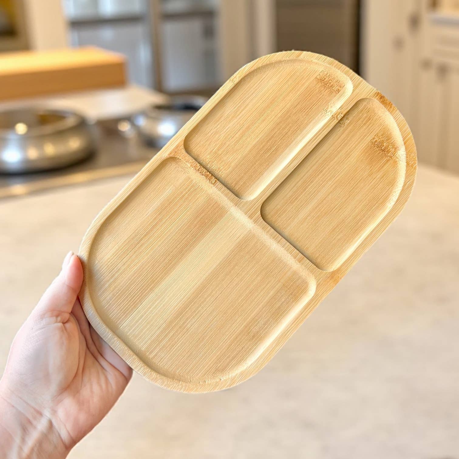 Bamboo Switch - Wholesale Serving Plate - Bamboo Compartment Plate | Dining Gift Bestseller1