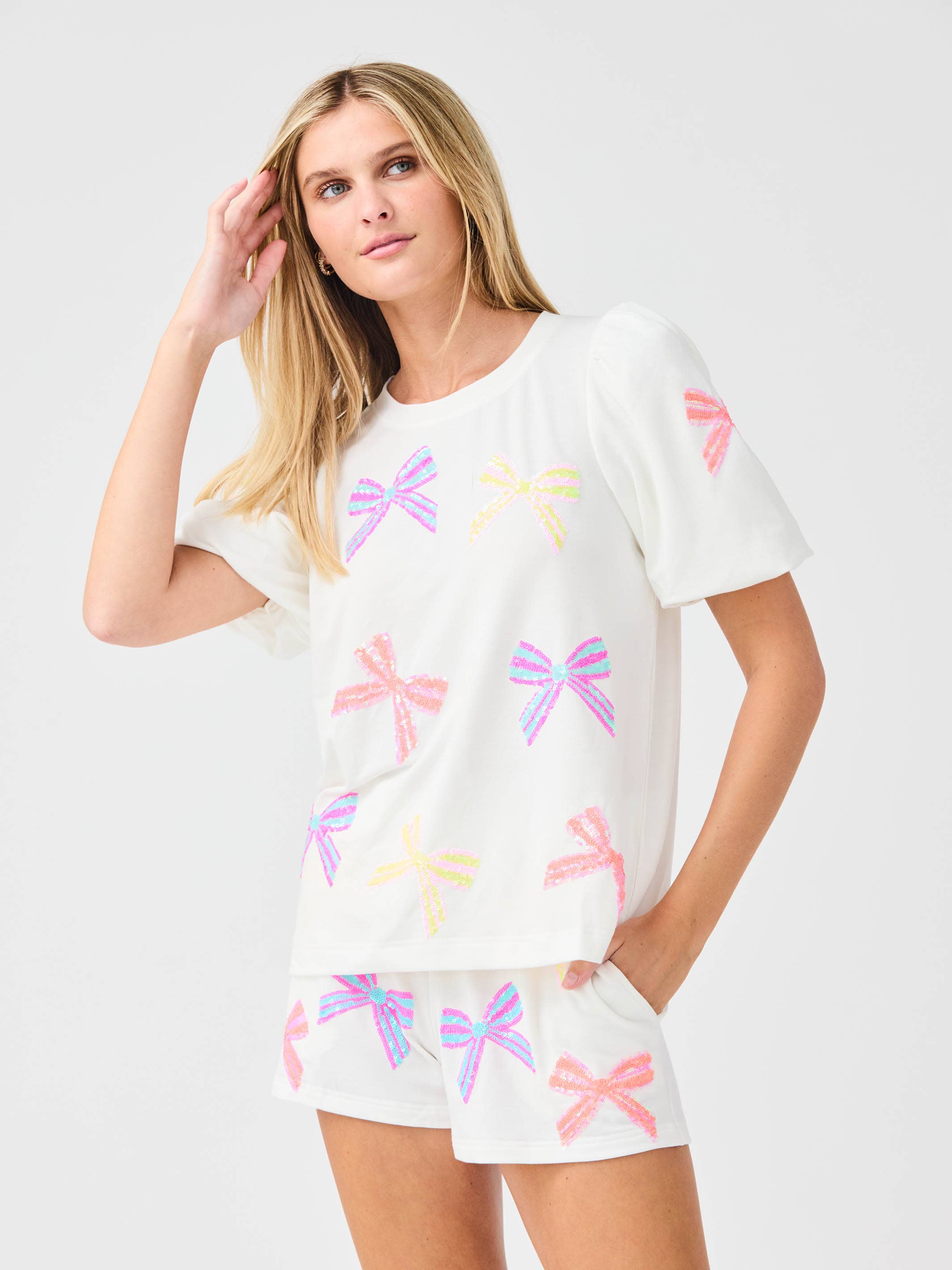 Mary Square - Wholesale Lounge Set - Women's - Tina Sequin Set | Bows3