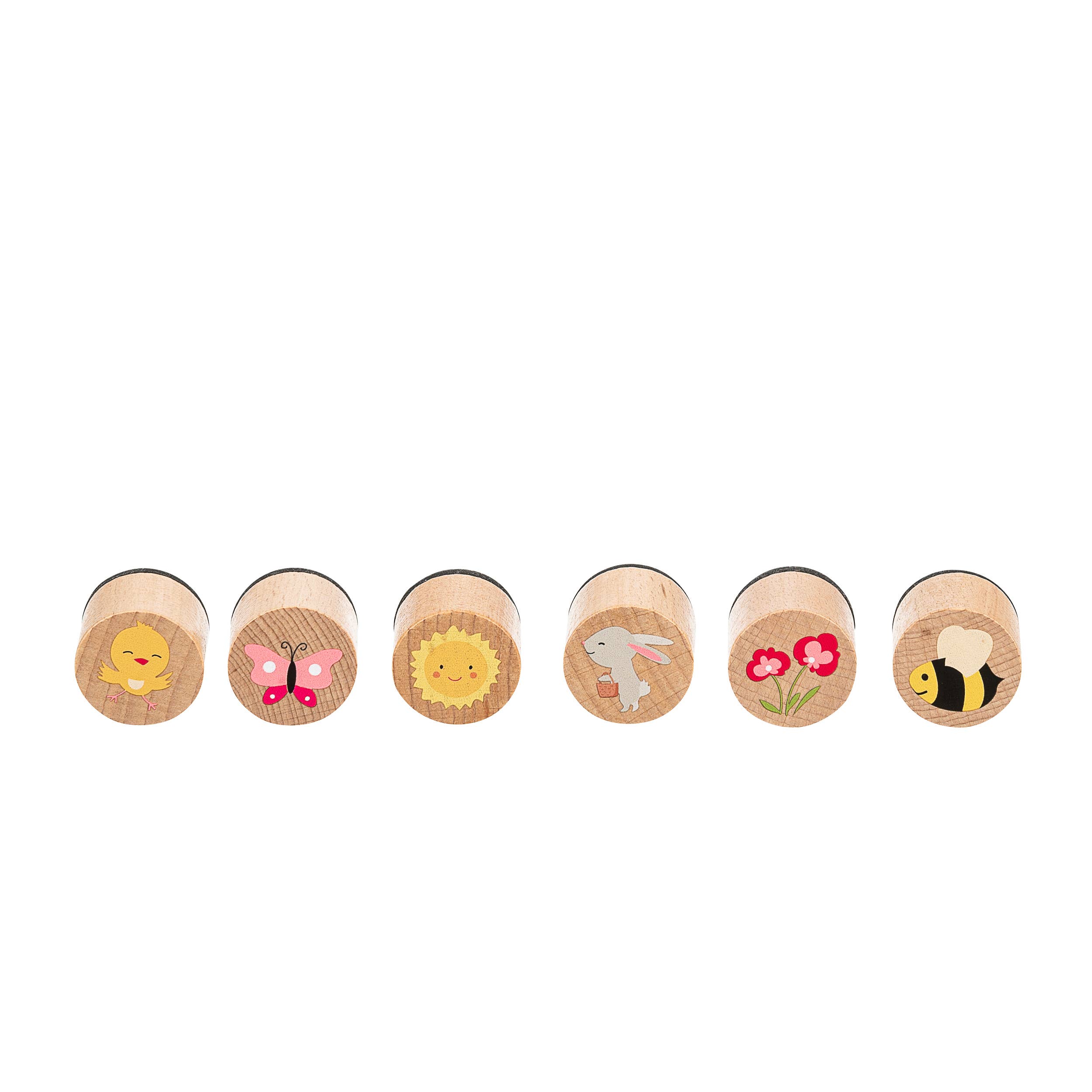 KNETÄ GmbH - Vendita all'ingrosso Giocattolo in legno - Bambini - Set di timbri in legno KNETÄ® *HÄPPY SPRING*2