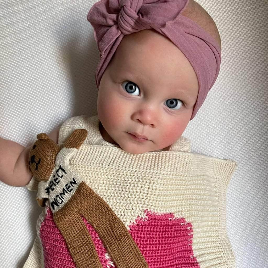 Estella - Vendita all'ingrosso Copertina doudou - Neonati - Coperta biologica Baby Lovey - Cuore (fatta a mano)3