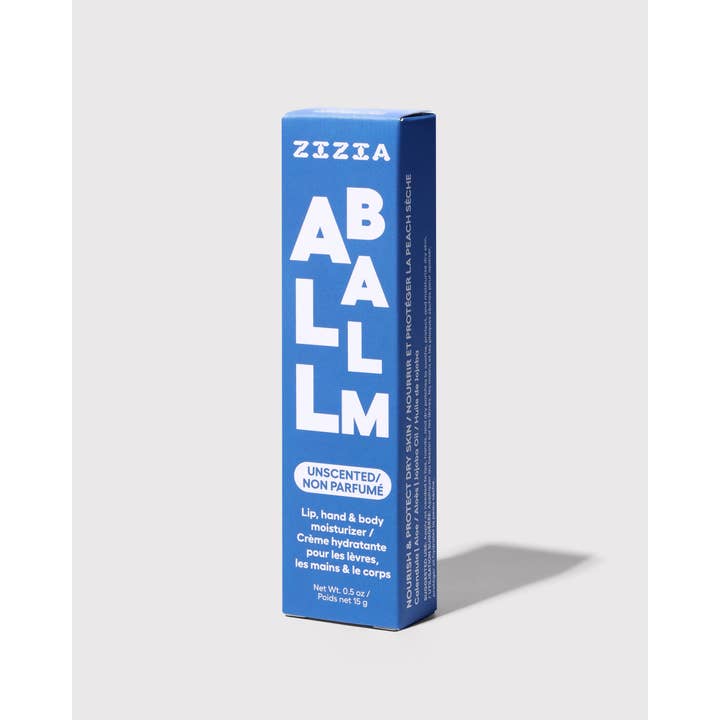 Zizia Botanicals - Wholesale Lip Balm - Zizia All Balm Tube-Unscented Fragrance Free Hand & Lip Balm3