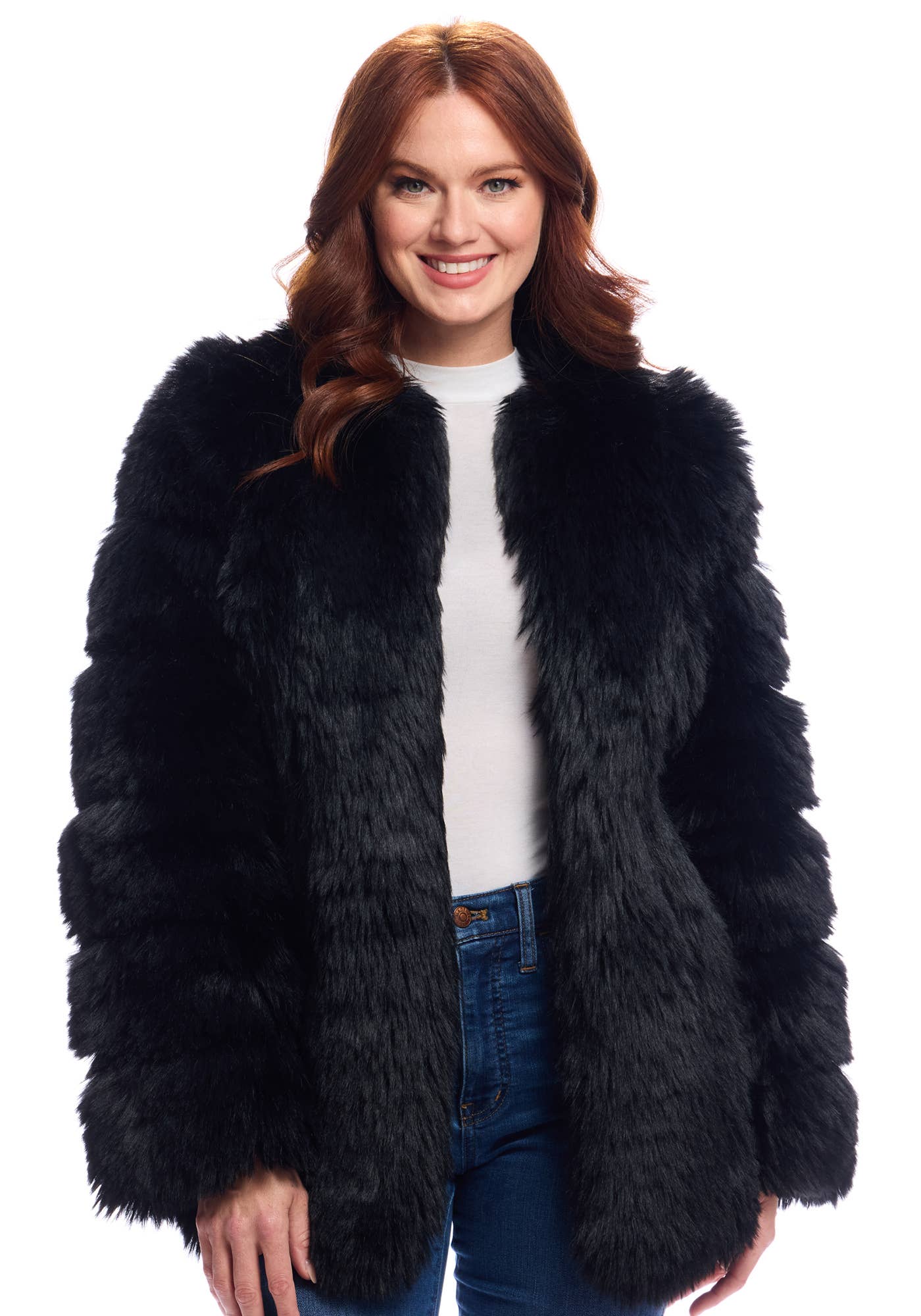 Donna Salyers Fabulous-Furs - Vente Manteau en fourrure/fausse fourrure – femme - Manteau Avante en fausse fourrure0