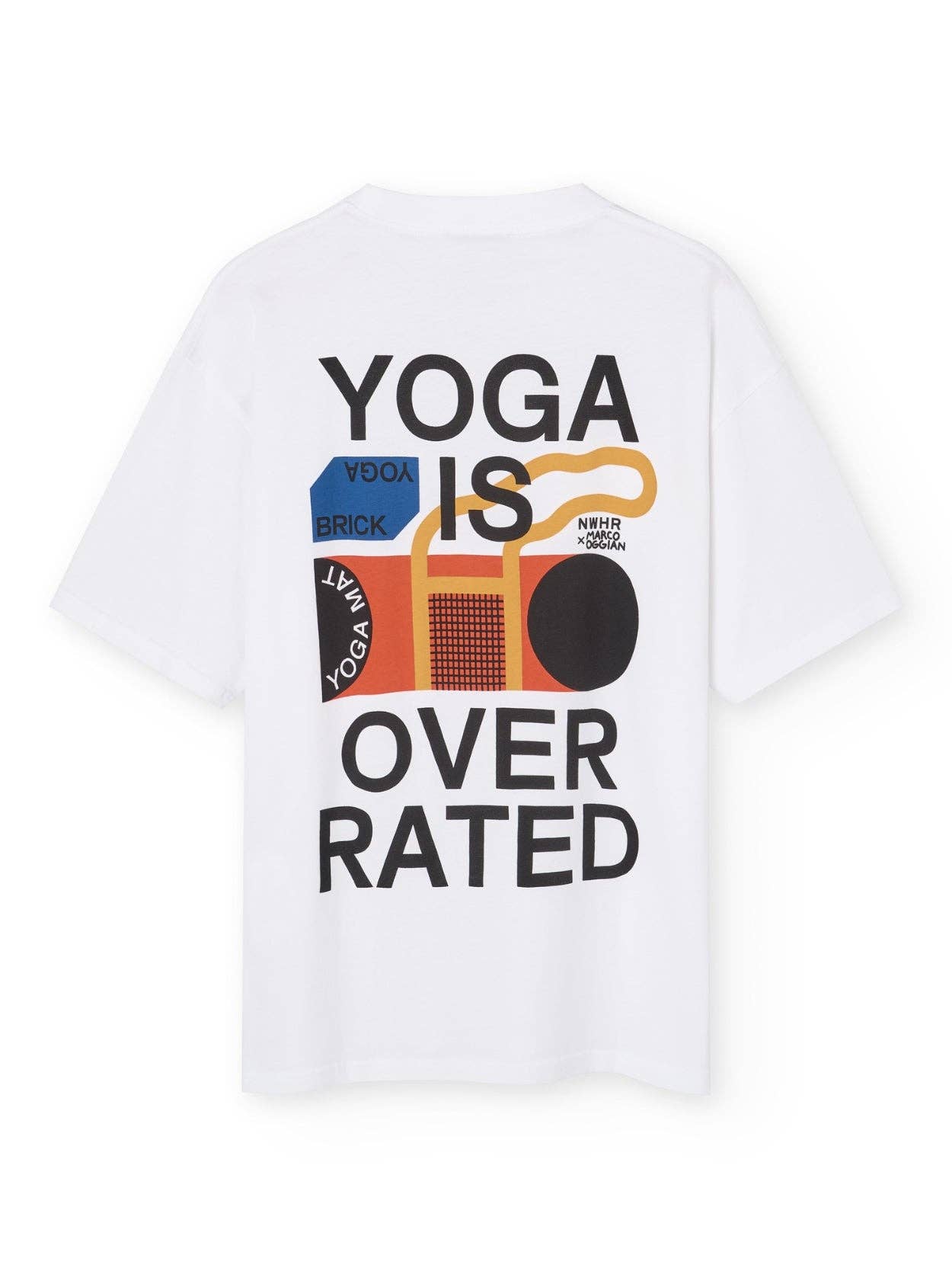 NWHR - Wholesale Screen Printed T-Shirt - Unisex - Yoga t-shirt is overrated