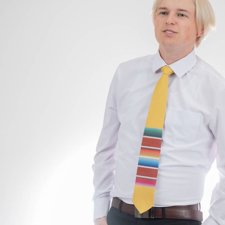 Bombora Ties - Wholesale Necktie - Men's - Mexican Blanket (yellow)3