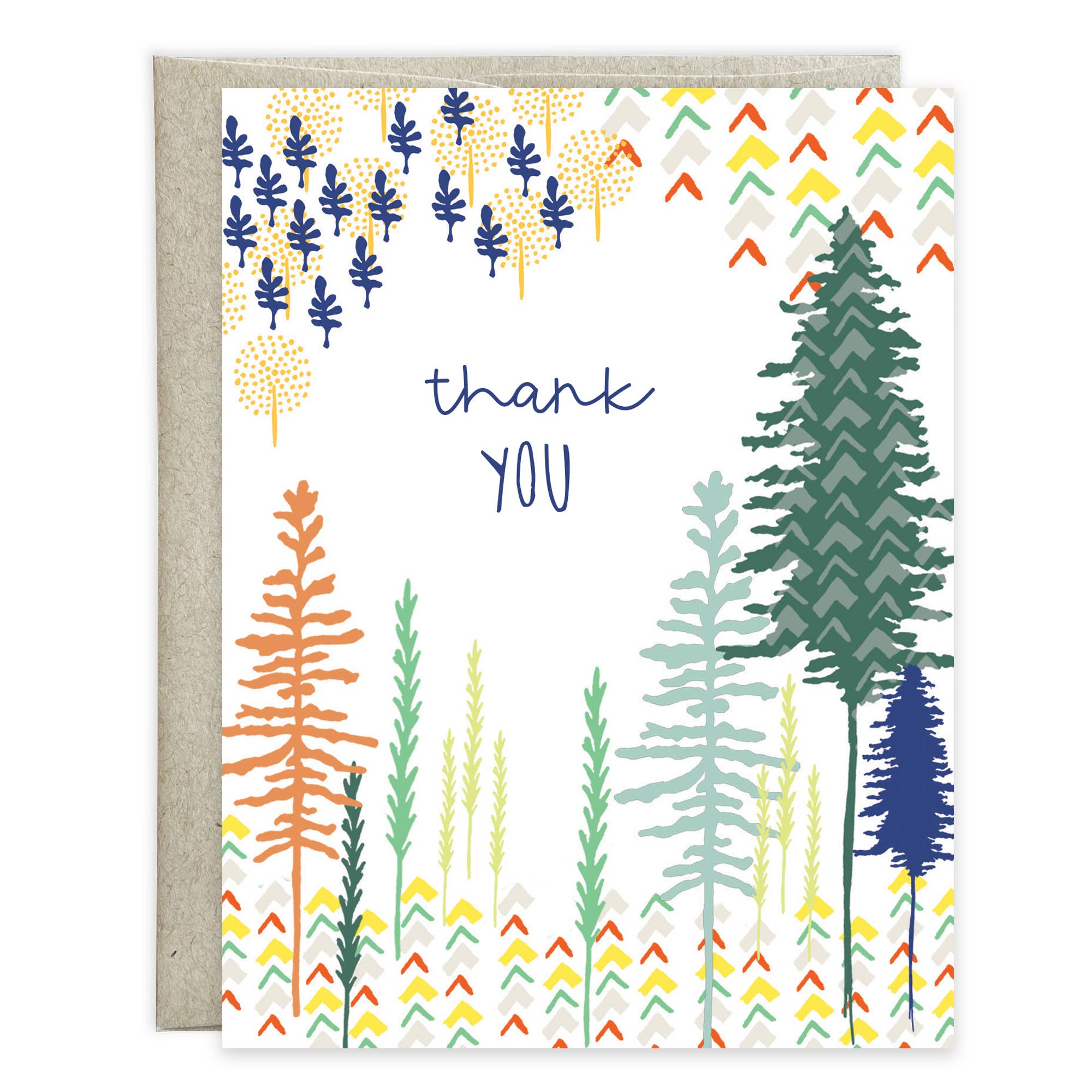 GINA B DESIGNS - Wholesale Stationery/Notecard Set - Blank Note Card - Forest0