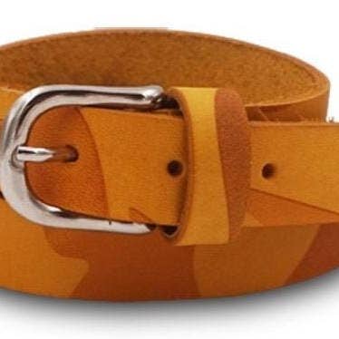 Hand-Colored Leather Belt Women Unisex #128 for wholesale by Mario Doni