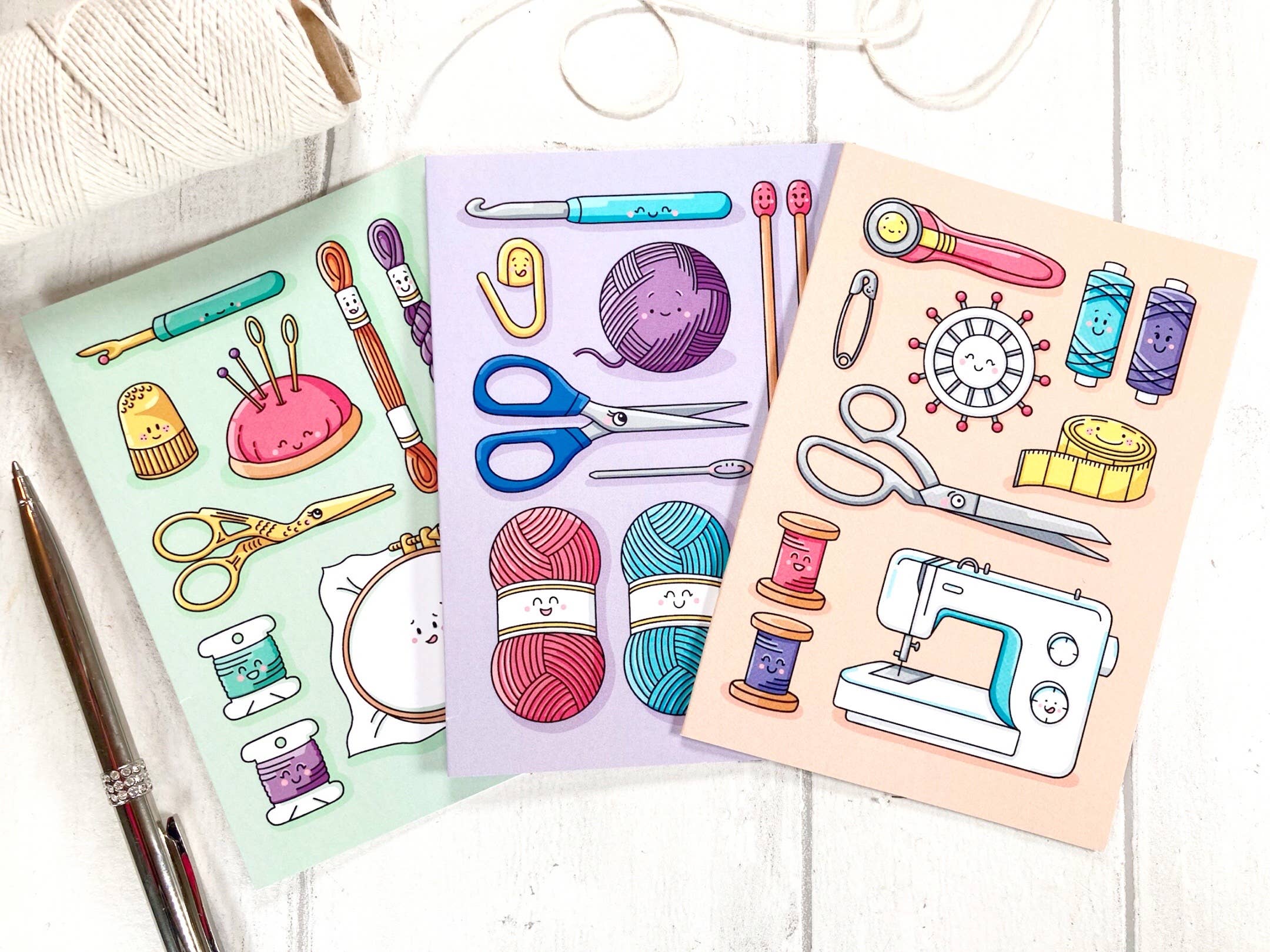 Little Green Stitches - Venta al por mayor Tarjetas de felicitación - Tarjeta de felicitación de manualidades: punto y ganchillo3