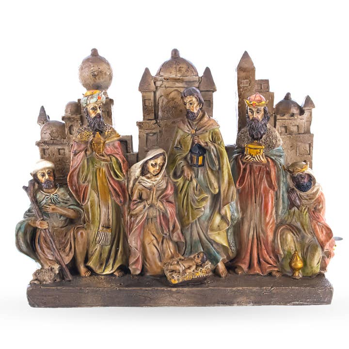 BestPysanky - Wholesale Nativity Scene Decor - Bethlehem Nativity Scene Figurine 12 Inches