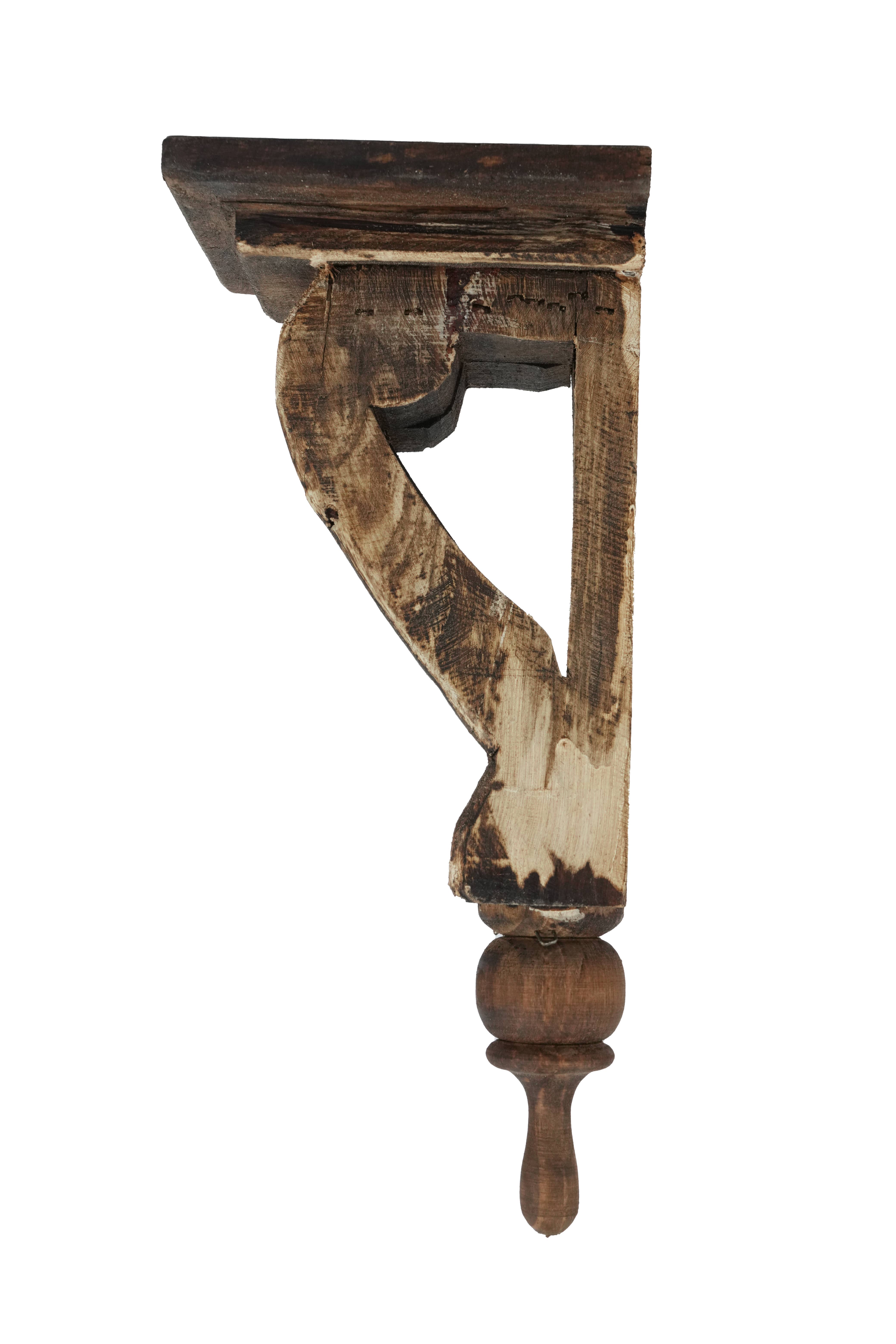 My Amigos Imports - Wholesale Decorative Tabletop Object -  Joliet Farmhouse-Rustic-Corbel-Antiqued White-5Wx6Dx14H-NEW5