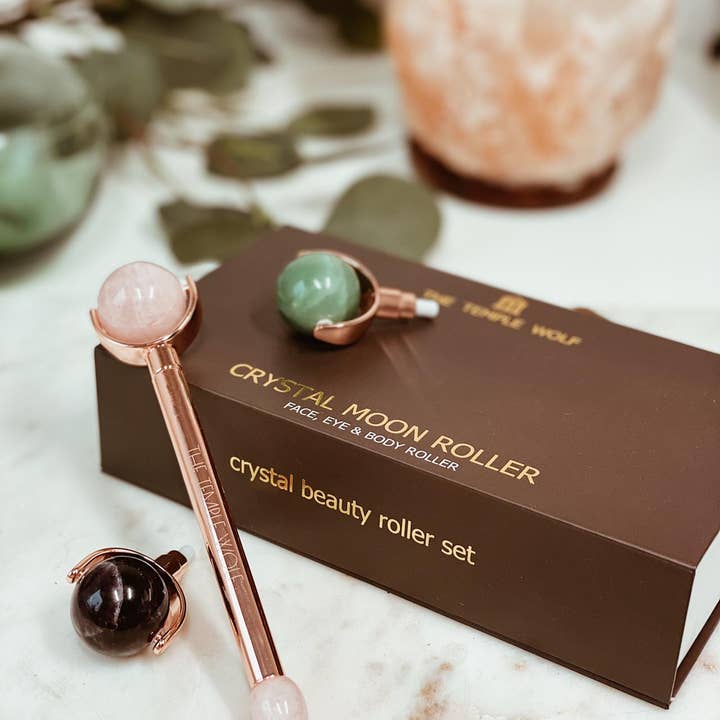 The Temple Wolf – wholesale Face/beauty roller – Crystal Roller