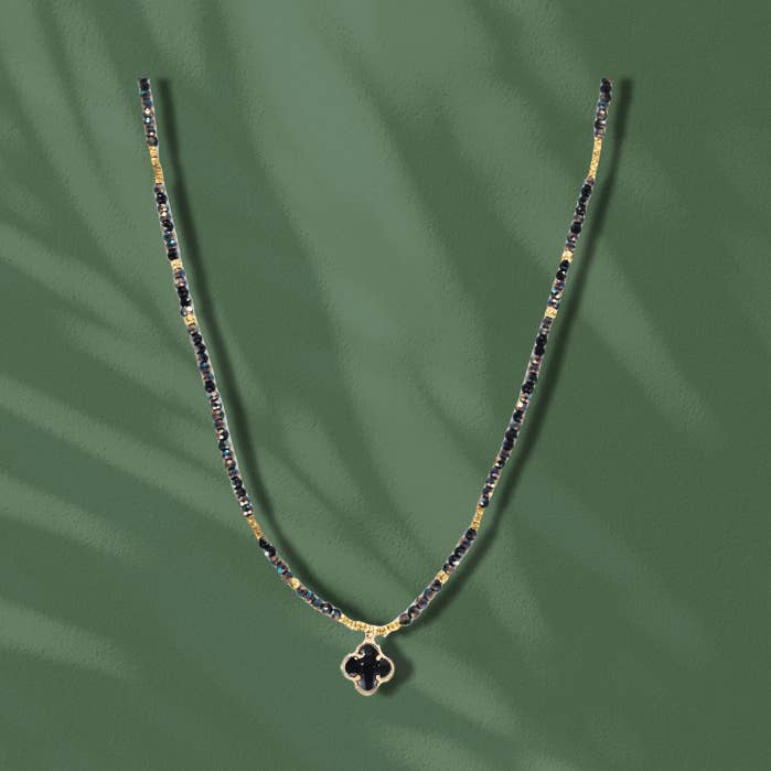 Clover Blue Sand 2223 women's necklace for wholesale by LOetMA